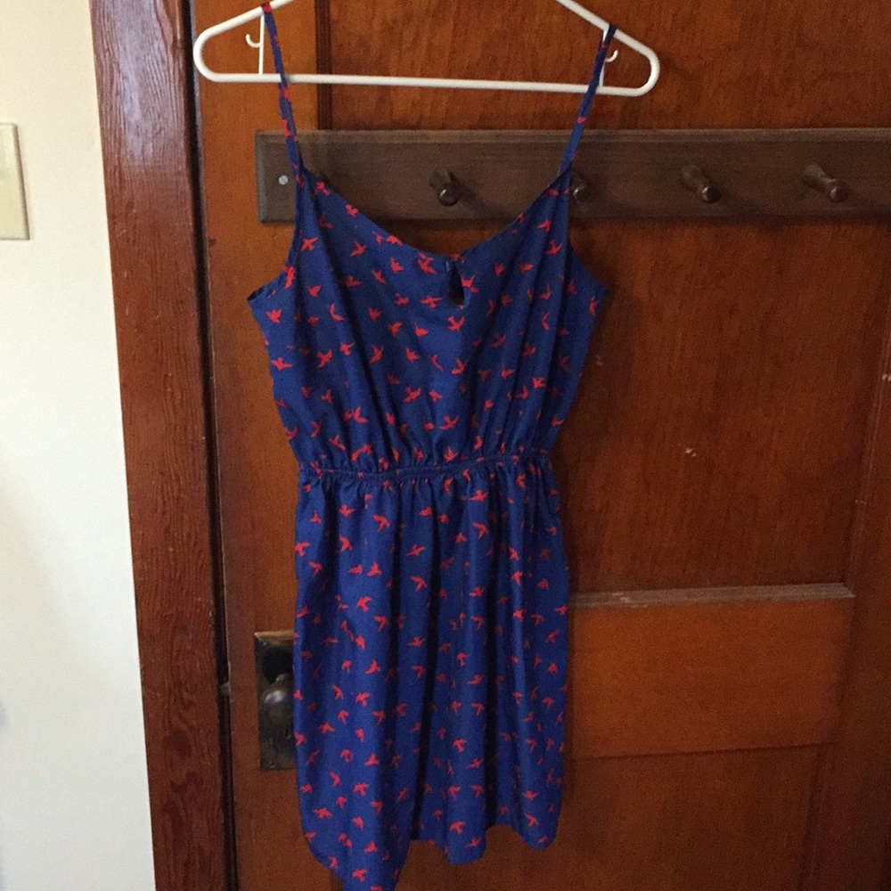 Bird Print Dress